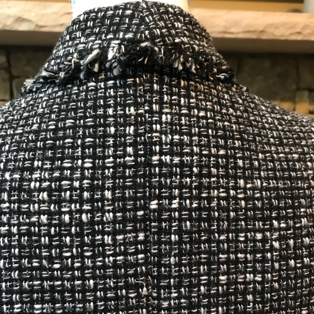 NWT Requirements Cropped Tweed Blazer Jacket - Picture 7 of 8